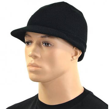 Шапка зимова Jeep Cap шерсть  Mil-tec 12141002 чорна PeremogaUA