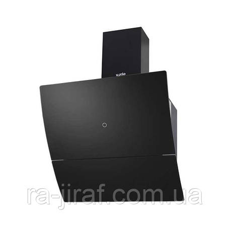 ВИТЯЖКА VENTOLUX SPACE 60 BK (1200) TRC AO Похила на кухню. Витяжка кухонна в Україні. *ЗНИЖКА В ОПИСІ., фото 1