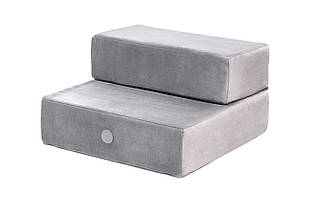 Сходинки для собак Tetris single Gray Velur