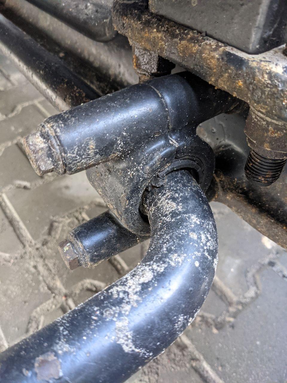 Бугель стабілізатора б/в MAN TGX EURO 6 (81437180059) оригінал, 60х50х120 мм