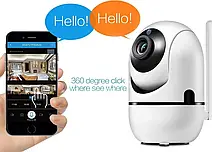 Камера відеоспостереження Camera Wi-Fi QC011, IP-камера з мікрофоном, Бездротова камера відеоспостереження, фото 5