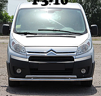 Передній захист ST014 (нерж) Fiat Scudo 2007-2015