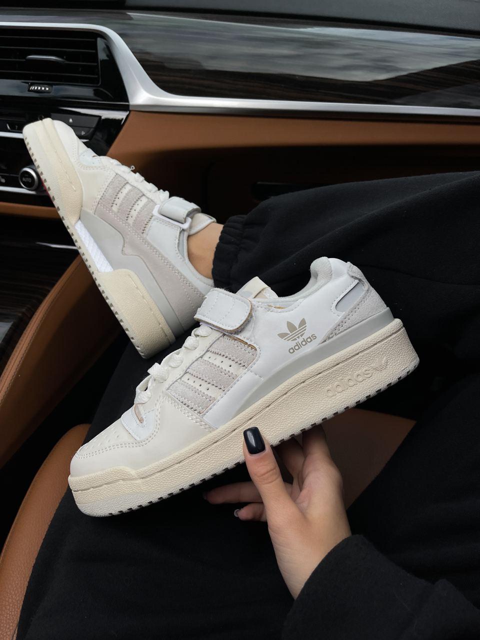 Жіночі Кросівки Adidas Forum 84 Low White Grey 36