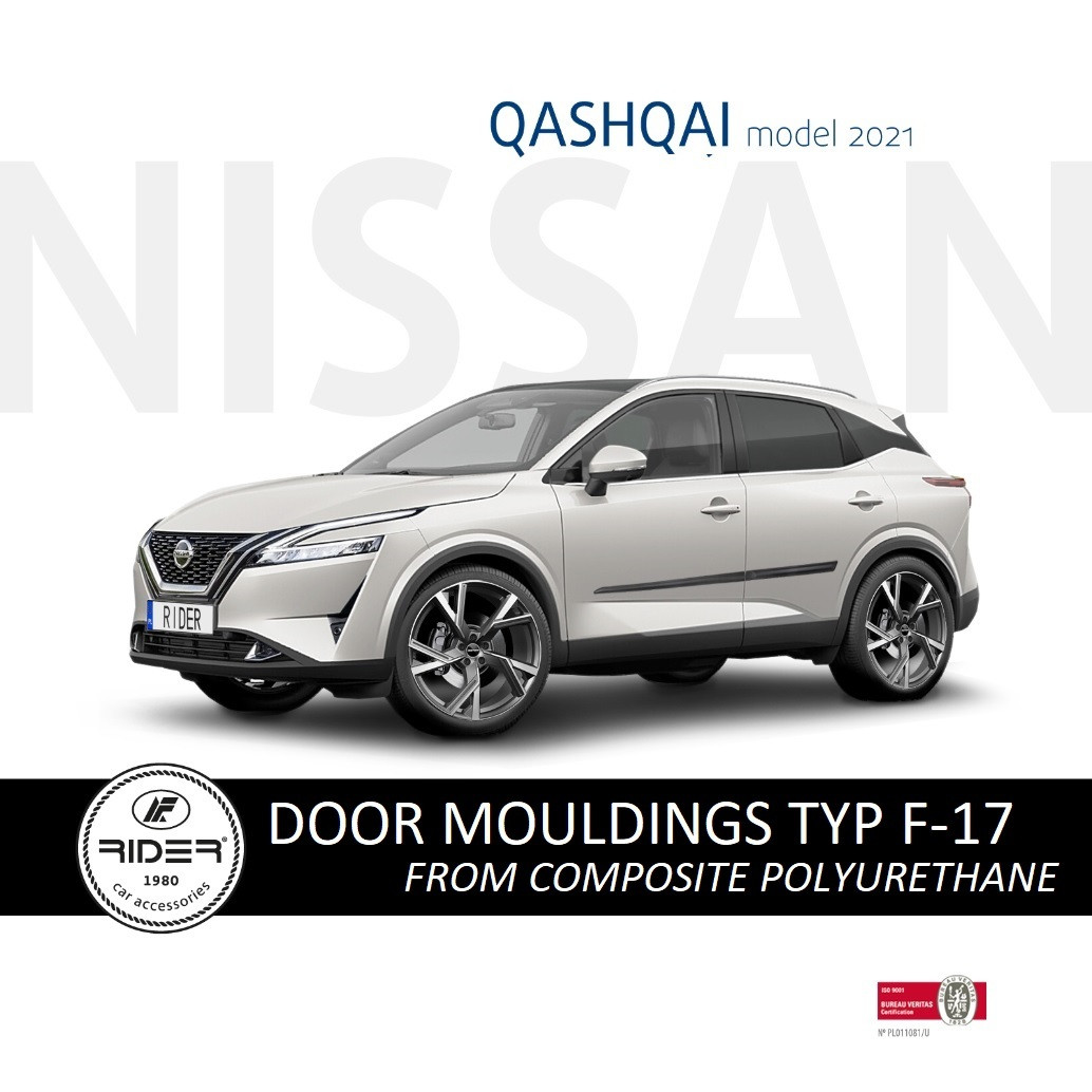 Молдинги на двері для Nissan Qashqai J12 2021+