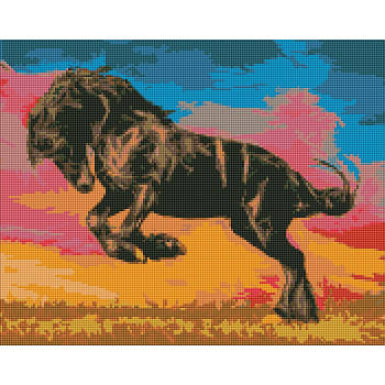 Алмазна мозаїка "Великий мустанг" AMO7354 40х50 см