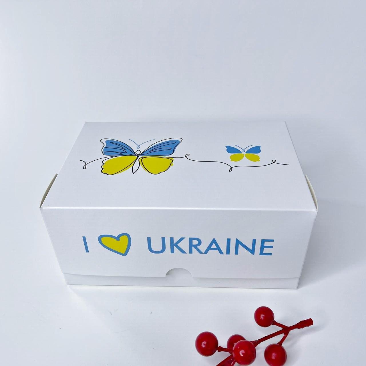 Коробка універсальна, 180*120*80 мм, без вікна, "Україна"