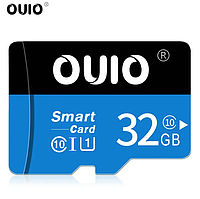 Картка пам'яті, флешка MicroSD 32 GB Class 10 + SD Adapter мікрод 32 Гб для телефона, смартфона, планшета OUIO
