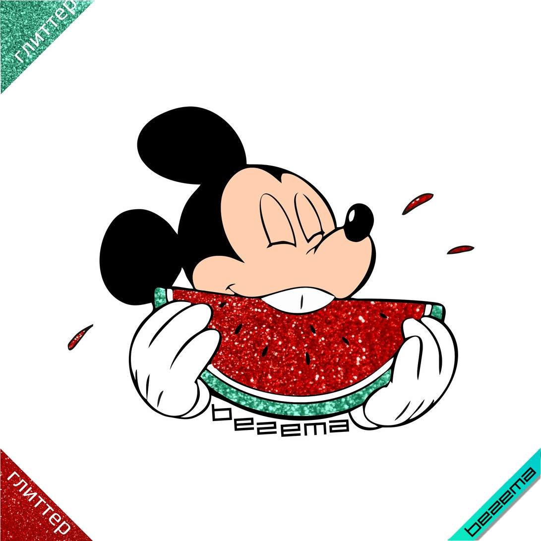 Термоаплікація Міккі Маус та кавун