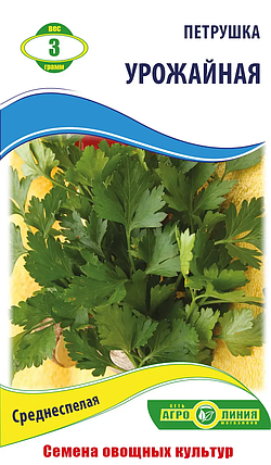 Насіння петрушки листової "Врожайна" 3 г (тм "Агролінія"), фото 1