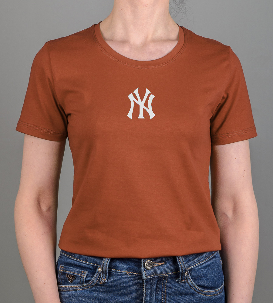 Футболка жіноча NY 2285ж (Уп.4 шт. M-XXL), Цегляний