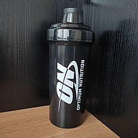 Шейкер Optimum Nutrition Shaker Bottle 700мл, спортивный шейкер, шейкер для воды черный