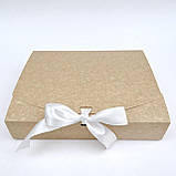 Коробка для подарунків і сувенірів, 250*200*50 мм, без вікна, крафт, фото 2