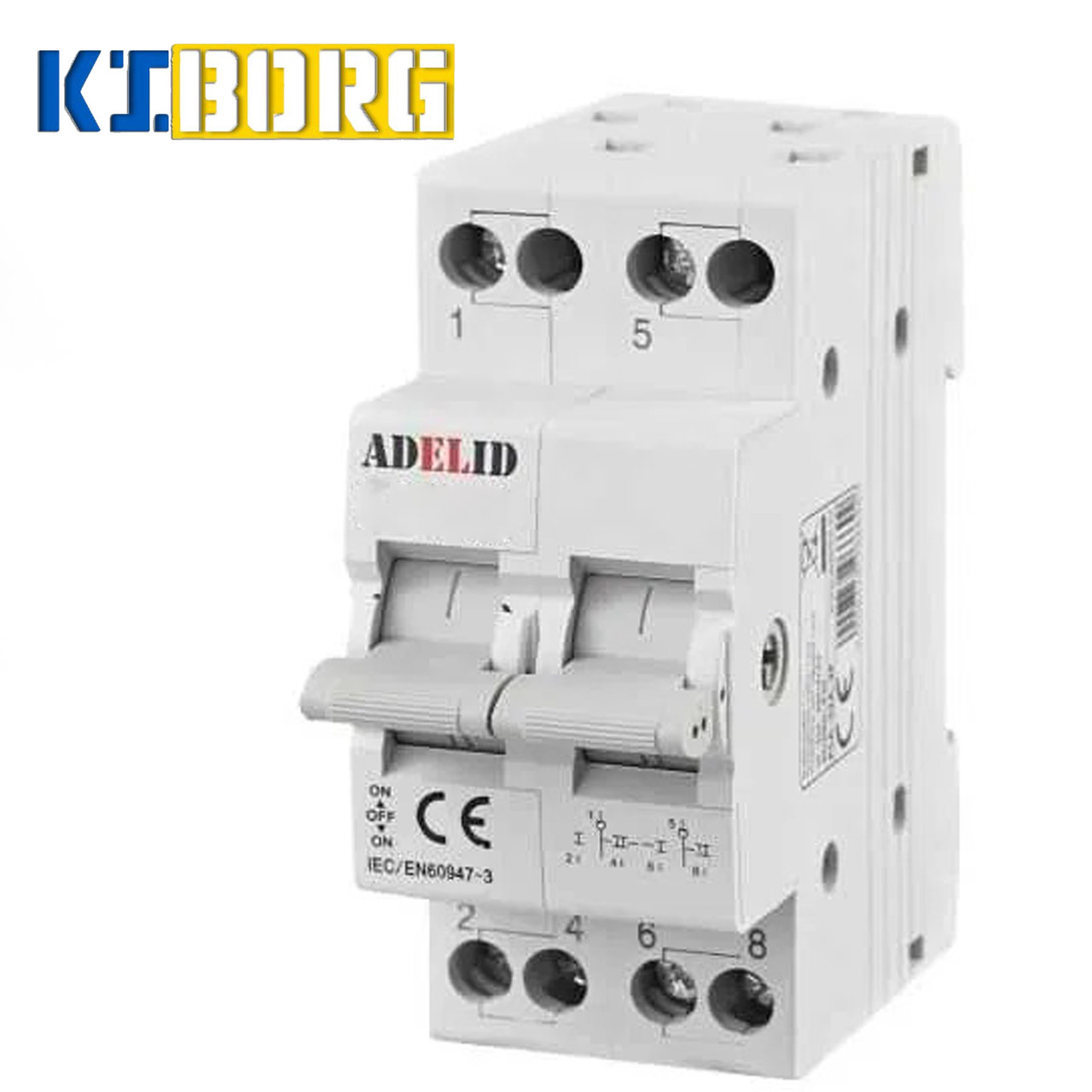 Переключатель Нагрузки Adelid PSA 40A 2P — Купить Недорого на Bigl.ua ...