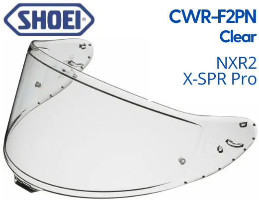 Визор Shoei CWR-F2PN для NXR2 / X-SPR Pro, прозрачный - фото 1 - id-p1569587450