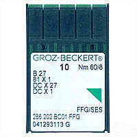 B27/81x1/DCx27/DCx1 60SES Groz-Beckert Иглы для промышленных оверлоков