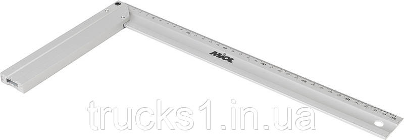 Кут будівельний, алюміній, 350мм 18-350 (MIOL), фото 1