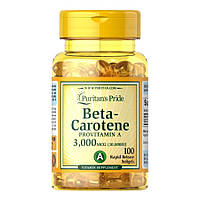 Витамины и минералы Puritan's Pride Beta-Carotene 10000 IU, 100 капсул