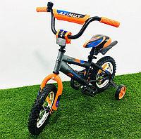 Дитячий двоколісний велосипед 14 дюймів Azimut Stitch А жовтогарячий