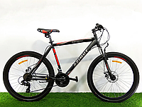 Спортивный горный велосипед 29 дюймов Azimut Spark Shimano D 21 рама черно-красный