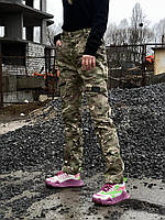 Женские зимние тактические штаны мультикам Tera | Брюки армейские военные камуфляж для женщин (Bon)