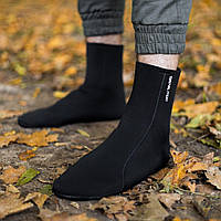 Чоловічі тактичні шкарпетки водонепроникні неопренові Mest чорні Термошкарпетки армійські зимові (Bon)