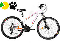 Спортивный велосипед 24 дюйма размер рамы 13 Crosser P6-2 белый