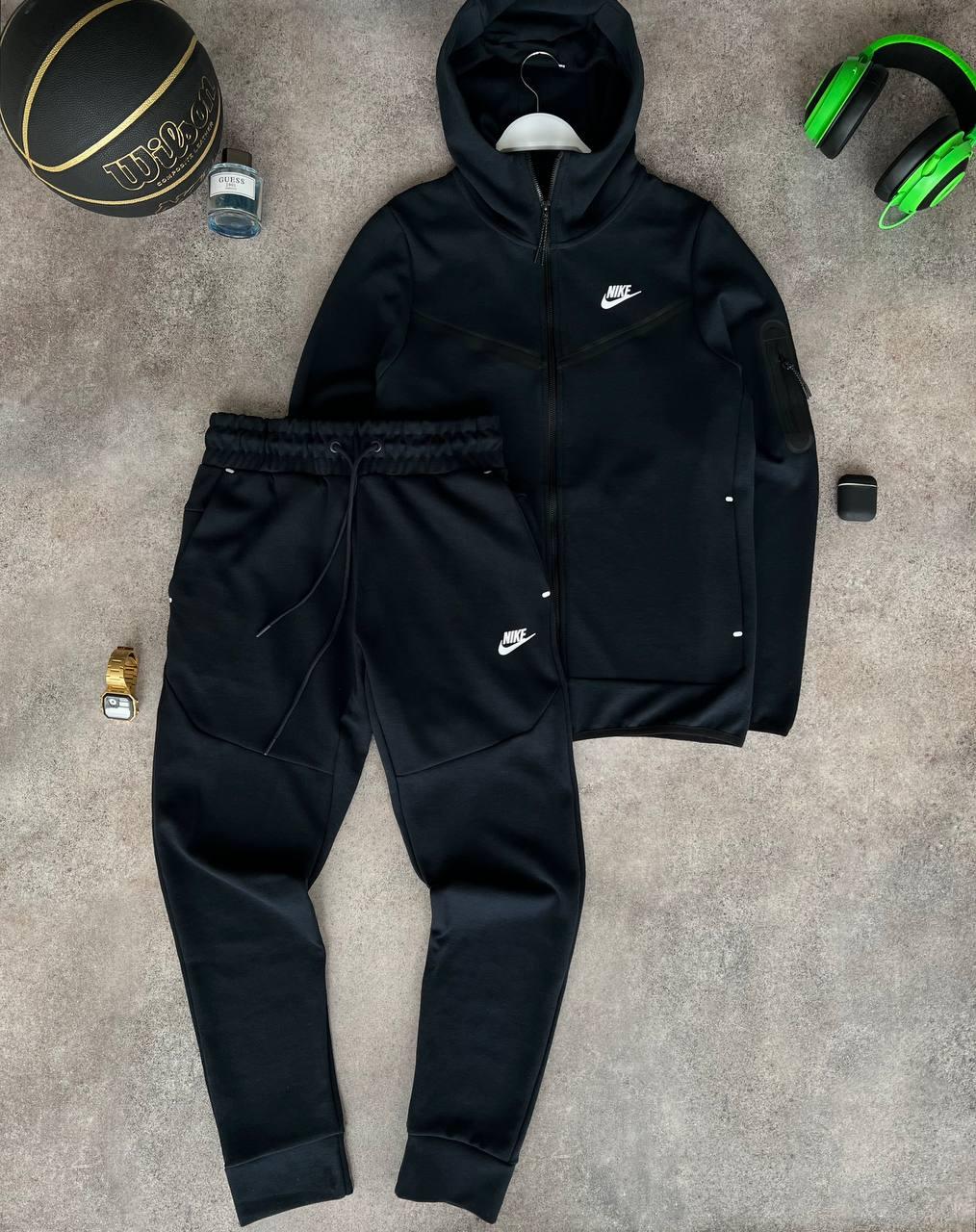 Чоловічий спортивний костюм Nike M1286 темно-синій, фото 1