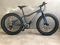 Спортивный велосипед 26 дюймов Crosser Fat Bike ( Фэтбайк) фиолетовый