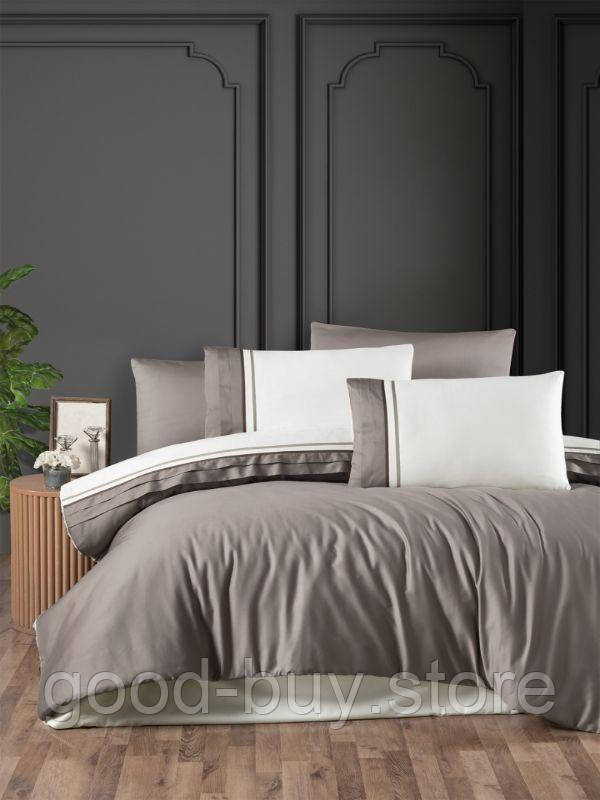 First choice Groovy Mink deluxe сатин постільна білизна євро 200х220