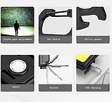 Портативний магнітний LED ліхтарик, переносний / перезаряджаємий, фото 6