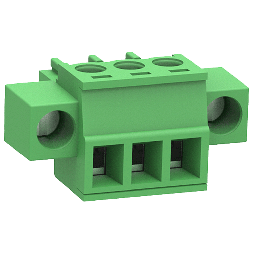 GSP002-3.5-02P-11-00A(H) Клемник розривний 2 контакти на дріт, 300В 8A, крок 3,5 мм, фото 1
