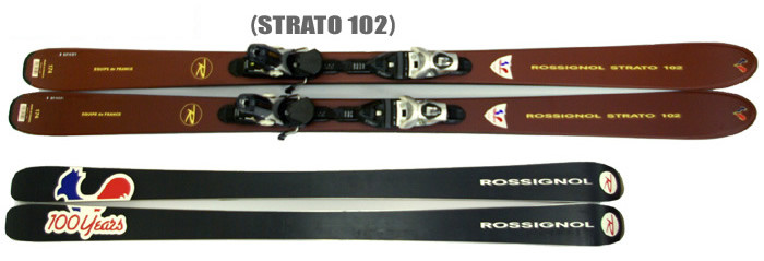 ROSSIGNOL STRATO 102 174cm スキー 板 ビンディング付 中古