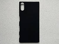Sony Xperia XZ защитный чехол (бампер, накладка, кейс) черный, из матового ударопрочного пластика
