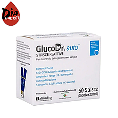 Тест-смужки GlucoDr - 1 упаковка по 50 шт.