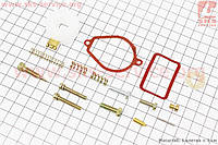 Ремонтный комплект карбюратора К60В, 15 деталей+поплавокдля мопедов Карпаты и Верховина