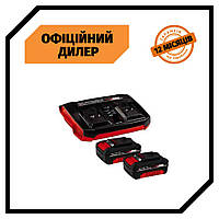 Аккумулятор Einhell PXC-Twincharger Kit 18 В Li-Ion 4 Ач 2 шт + зарядное устройство для инструментов Энхель