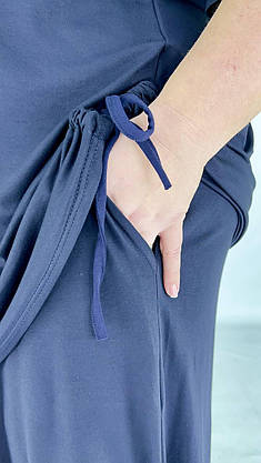 Туніка" Стяжка"  вільного кроя якісний  накат смайл  з каміння  72-76, фото 3