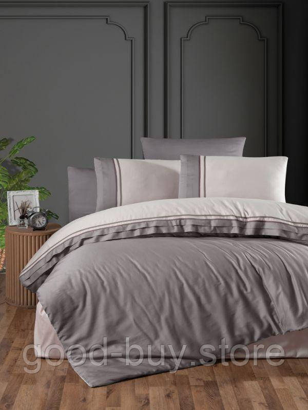 First choice Groovy Quicksilver deluxe сатин постільна білизна євро 200х220