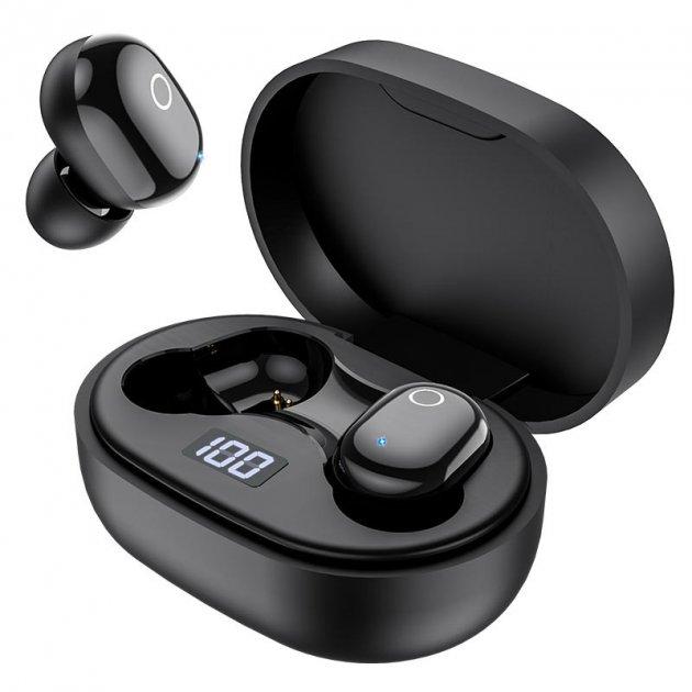 Бездротові Bluetooth Сенсорні Навушники Borofone BW06 у Кейсі Black