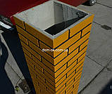 Стопчики для заборів швидкомонтуємі із бетона 360х360х1460мм, фото 2