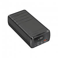 Promate PowerMine-130W 38000 mAh 2 х USB-С Power Delivery USB-A Q C3.0 Black (powermine-130.black)