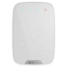 Клавіатура для сигналізації Ajax KeyPad Plus White