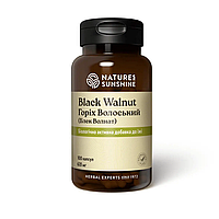 Протиглистий, антипаразитарний волоський чорний горіх НСП 500 мг 100 капсул/Black Walnut NSP USA
