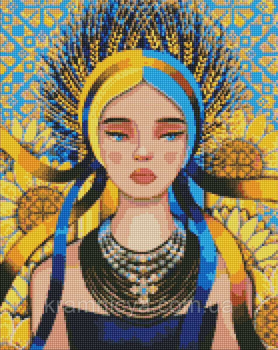 Алмазна мозаїка Сонячна, 40х50 Ідейка (AMO7424)