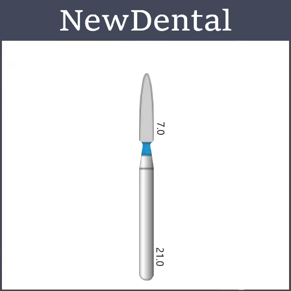 Бор FO-21(D=014мм.) конусовидний 10 шт Denco, фото 1