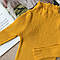 В'язаний гольф светр водолазка з ромбами Жовтий 63106, 147, Жовтий, Для дівчаток, Весна Осінь, 110, фото 2