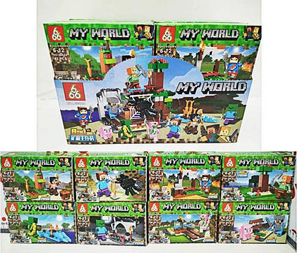 Конструктор Minecraft MY WORLD(66024)