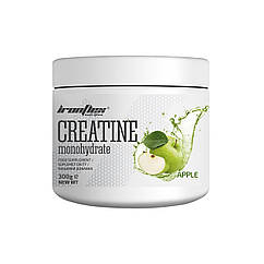 Креатин моногідрат Iron Flex Creatine monohydrate 300 грамів Яблуко