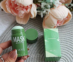 Глиняна маска-стік для  очищення и звуження  пор с екстрактом зеленого чаю Veze Green Mask Stick 40g