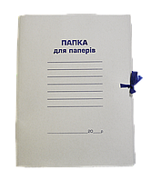 Папка на зав'язках А4, картонна 0,41 мм, цільнокроєна BM.3357